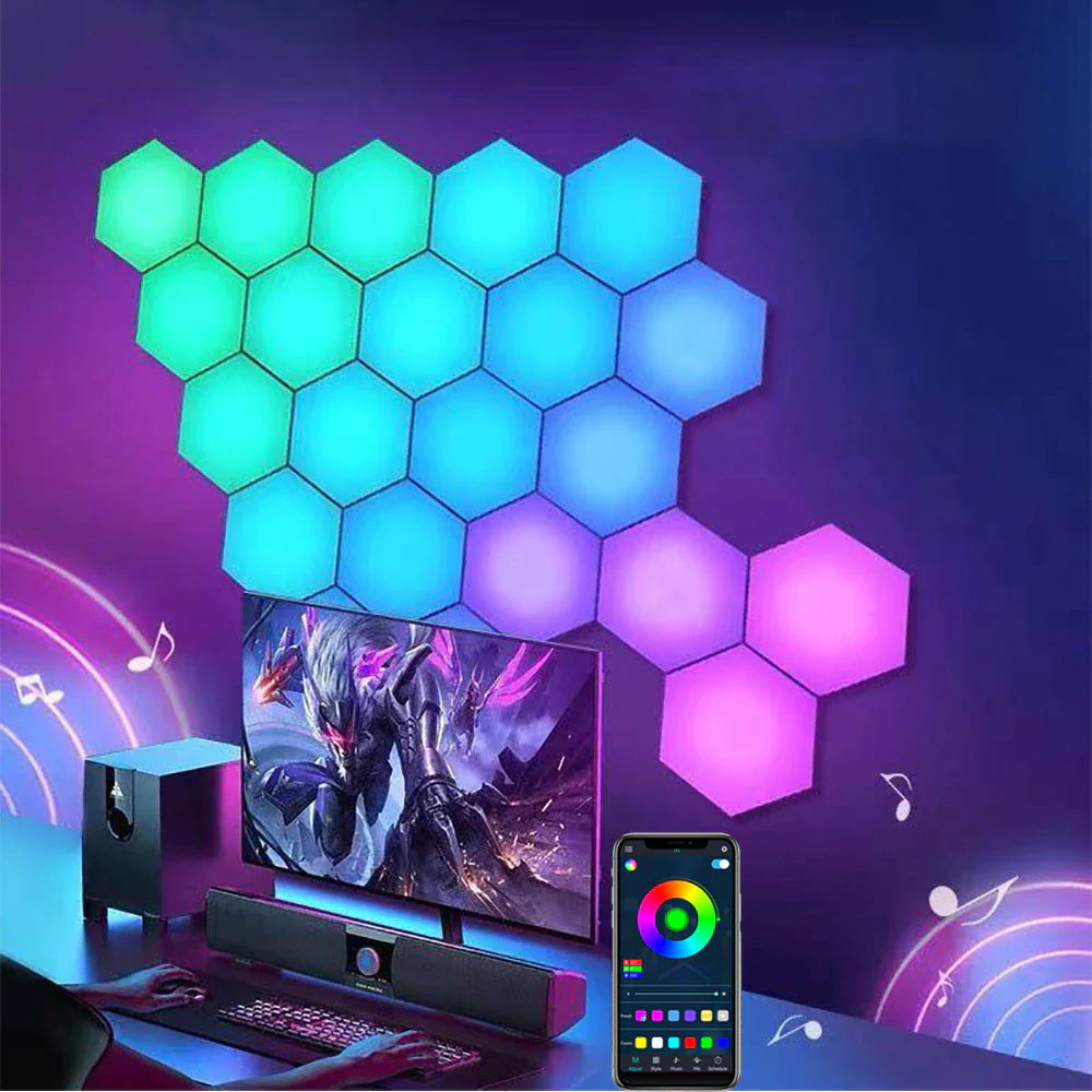 Hexagonal Wall LED's – CrumbleProducts